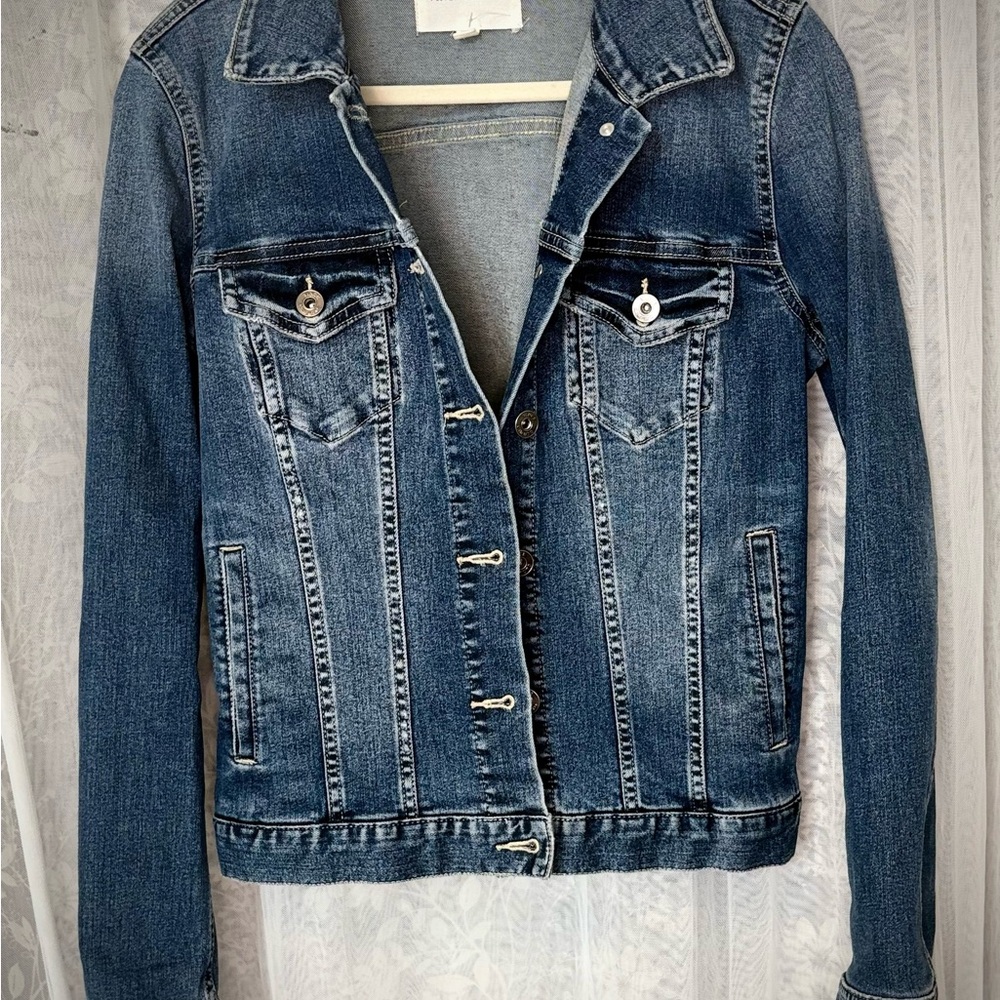 Vince Camuto Classic Blue Denim Jacket